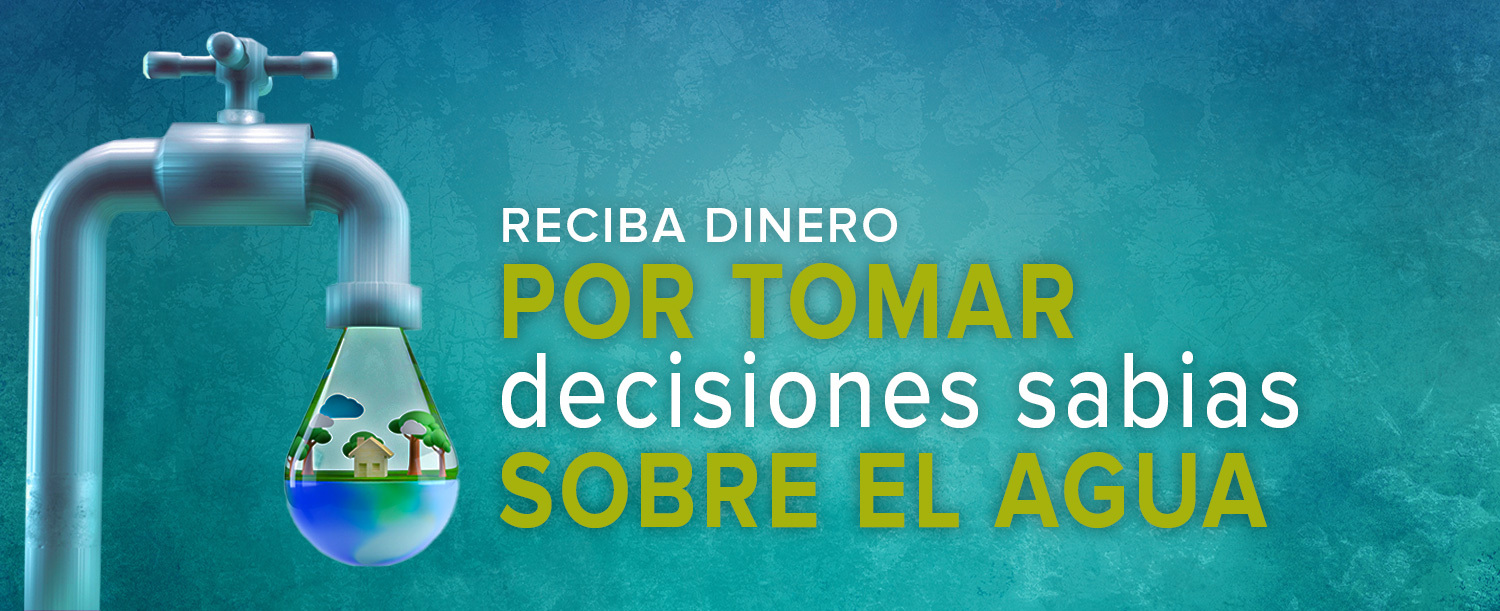 Tampa Water Wise Banner: Get Paid to Make Water-wise Choices